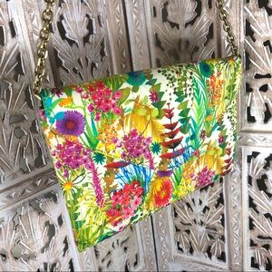 J Crew Liberty floral shoulder bag